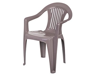 Imagen 2 del producto Silla plástico Barcelona gris