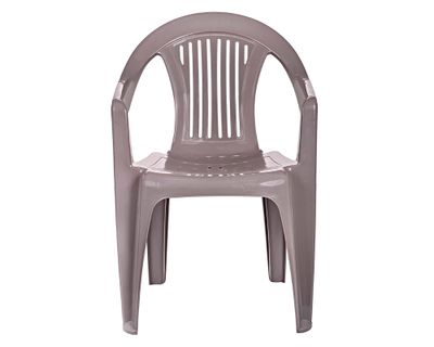 Silla plástico Barcelona gris