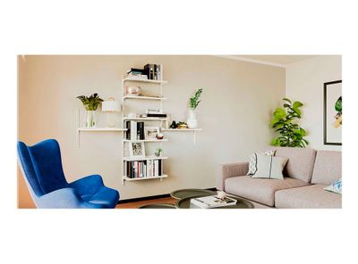 Imagen 2 del producto Repisa graduable simple GS blanca Ducasse