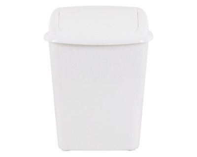 Papelero vaivén 7 litros Deluxe blanco Innovaplast