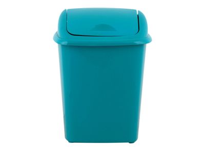Papelero vaivén 7 litros Deluxe turquesa Innovaplast