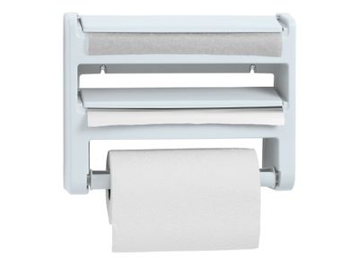 Imagen 2 del producto Portarollo mural triple blanco Rimax