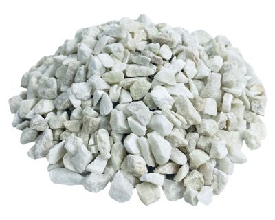 Piedra decorativa 1 kg gravilla blanco Piedra Noble
