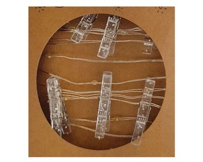 Imagen 2 del producto Guirnalda LED 20L clips Ledzone