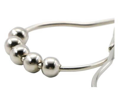 Imagen 2 del producto Set ganchos cortina Uvas cromo 12 unidades Cotidiana