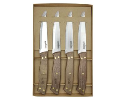 Imagen 2 del producto Cuchillo asado 4 unidades Kangkawe