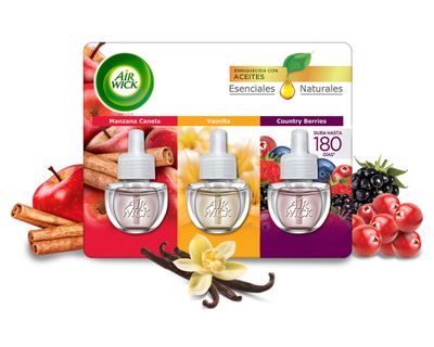 Imagen 2 del producto Repuesto aromatizador eléctrico surtido 3 un.