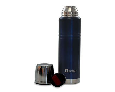 Imagen 2 del producto Termo 1 litro azul National Geographic
