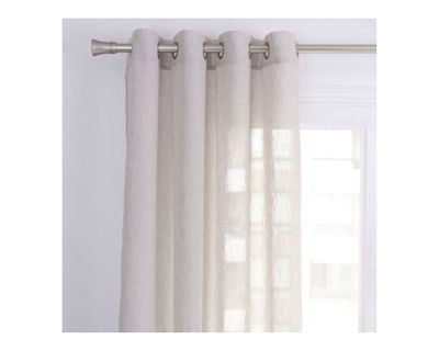 Cortina velo 140x220 cm liso gris Fabrics