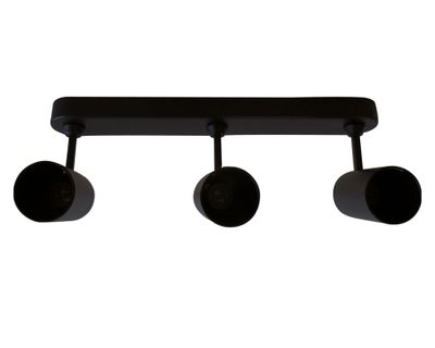 Foco 3L GU10 Arsis negro ByP