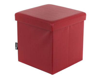 Pouf plegable rojo 2.0 M+Design