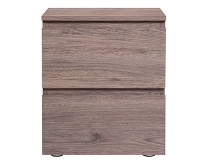 Velador 2 cajones Mallorca café oscuro M+Design