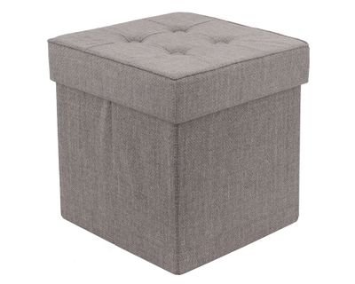 Imagen 1 del producto Pouf plegable Capitone gris M+Design