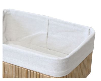 Imagen 2 del producto Canasto Bamboo natural 2 piezas Cotidiana