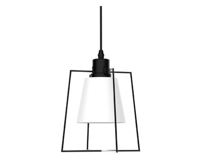 Imagen 2 del producto Lámpara colgar 1L E27 Egaleo negro/blanco Abitare