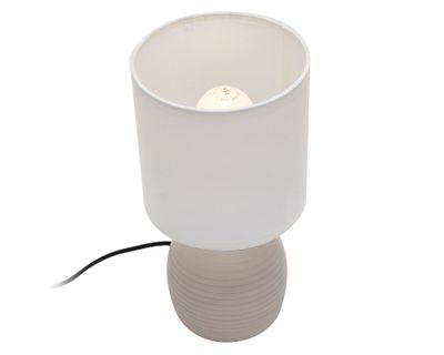 Imagen 2 del producto Lámpara sobremesa 1L E27 concreto crudo Abitare