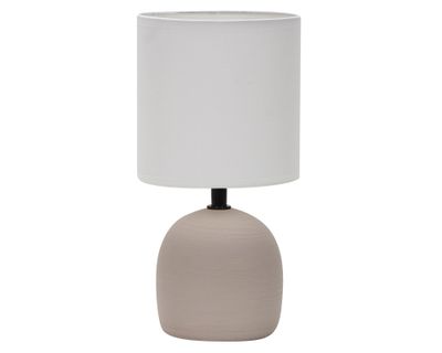 Lámpara sobremesa 1L E27 concreto crudo Abitare