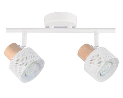 Spot LED 2L GU10 Rejilla blanco Abitare