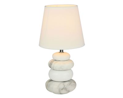 Lámpara sobremesa 1L E27 aros Abitare