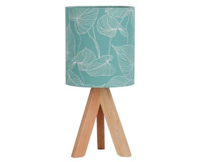 Lámpara sobremesa 1L E27 Biham hoja verde Abitare