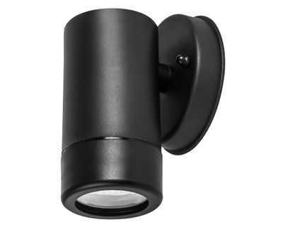 Aplique 1L GU10 negro Abitare