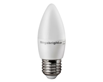 Imagen 2 del producto Ampolleta bright candle LED 5/6W E27 luz cálida C37 Megabright.