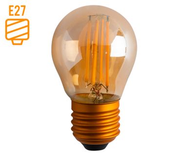 Ampolleta led 4W E27 luz cálida Mini Globo