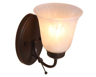 Imagen 2 del producto Aplique 1L E27 chocolate/mármol Abitare