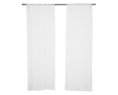 Cortina velo 140x230 cm blanco Cotidiana