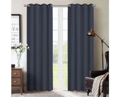 Imagen 2 del producto Cortina blackout 200x230 cm Nantes azul Cotidiana