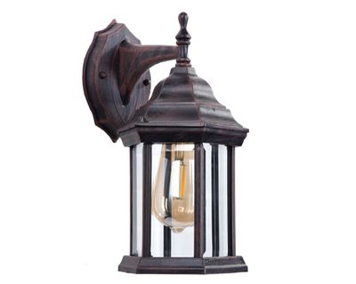 Farol pared 1L E27 6 caras Abitare