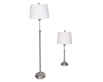 Lámpara pie + lámpara mesa Abitare