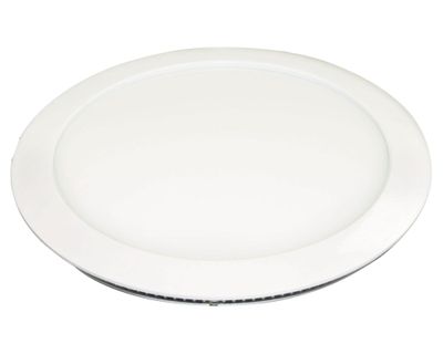 Panel LED Empotrable Redondo Luz Fría 12W