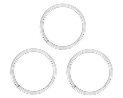 Argolla de cortinas metal Innova 24x12 cm níquel 50 un.