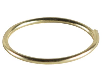 Argolla de cortina Innova metal 24x12 cm dorado 50 un.