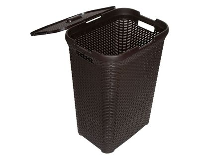 Imagen 2 del producto Canasto 60 litros café Reyplast.