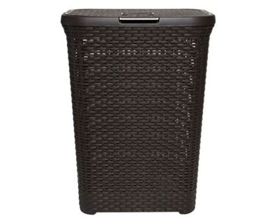 Canasto 60 litros café Reyplast.