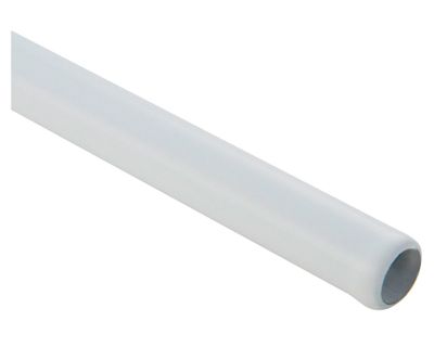 Barra cortina baño 2 m plástificada blanco Indegal