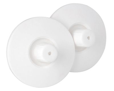 Set soportes barra baño blanco 2 unidades 5F