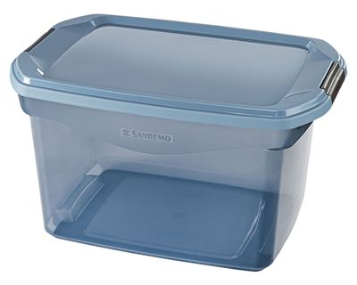 Caja organizadora 29 litros azul San Remo.