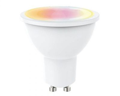 Ampolleta LED 5W GU10 SMART WIFI blanco Megabright.
