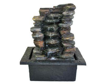Fuente Cascada con luz LED Outzen.