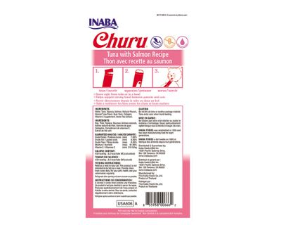 Imagen 2 del producto Snack gato 56 gr pure atún salmón Inaba