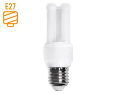 Ampolleta Led 5W E27 luz cálida Mini tubo