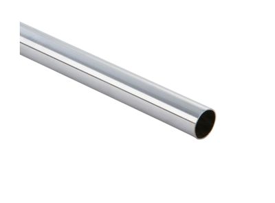 Barra cortina baño 1,80 m cromada Metalhsa