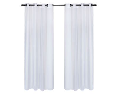 Cortina velo 140x230 cm blanco Cotidiana