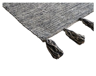 Imagen 2 del producto Alfombra 120x180 cm borlas gris Cotidiana