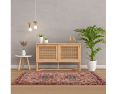 Imagen 2 del producto Alfombra 120x180 cm Bhopal rosado Cotidiana