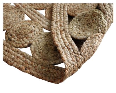 Imagen 2 del producto Alfombra 120 cm Formas café Cotidiana