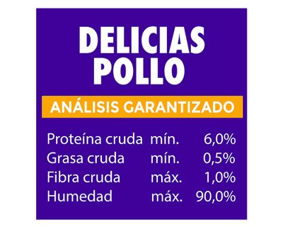 Imagen 2 del producto Snack gato 56 gr Delicias pollo Champion Cat.